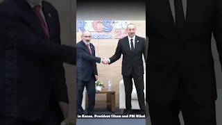 Azerbaijan and Armenia together in BRICS Platform brics kazan azerbaijan armenia ilham shorts [upl. by Eldnik]