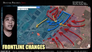 UKRAINE DEFENSE LINE BURST on DAY 1000 around Kurakhove  Ukraine War Frontline Changes Report [upl. by Eatnoj544]