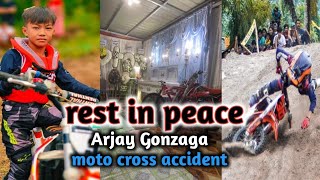 Arjay Gonzaga GoPro footage August 12024 moto cross accident layte AKA king cobra ng Digos [upl. by Woodhouse]