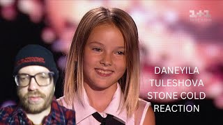 DANELIYA TULESHOVA  STONE COLD REACTION [upl. by Ahgem]