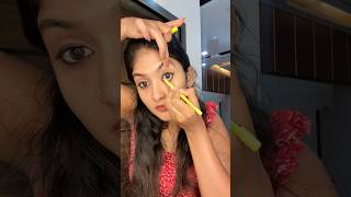 How I draw my eyes 👀♥️ eyes makeup tutorial kalyani reels fypviral viralvideos shorts [upl. by Kong]