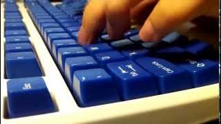 Keycool k5 Cherry MX Black Switches Sound Test [upl. by Colline]