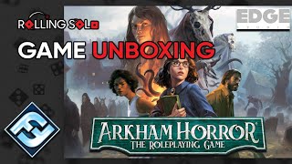 Arkham Horror The Roleplaying Game  Game Unboxing [upl. by Evangelia950]