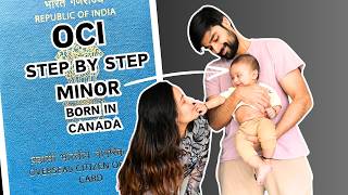 OCI Minor Born in Canada 2024  Complete Process from Canada [upl. by Mile860]