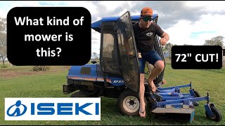 Amazing 72quot Cutting Deck Mower Review Iseki SF370 AndrosFarming [upl. by Hyacintha540]