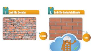 Ladrillo Industrializado Vs ladrillo Común [upl. by Trilbi]