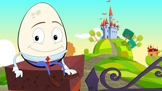 Humpty Dumpty Sat On A Wall  Nursery Rhyme with Lyrics  Kids Tv Nursery Rhymes [upl. by Marchese]