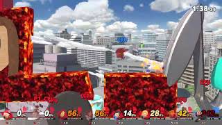 Super Smash Bros Ultimate  Custom Stage VideoGameFan1999 sees his Tow Truck is Broken [upl. by Shiekh]