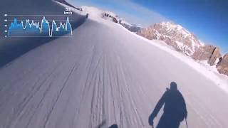 Discesa dal rifugio lagazuoi al rifugio scotoni lungo la Pista Armentarola [upl. by Pelagi]