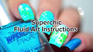 How to apply fluid art decals wonderjenproducts Dust Devil Fluid Art Polish [upl. by Honniball358]