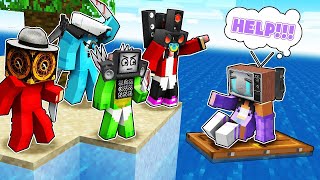 APHMAU on a ISLAND of ONLY BOYS NICO CAMERAMAN and CASH MULTIVERSE in Minecraft  Maizen [upl. by Elynad]