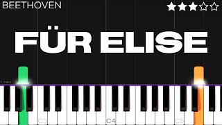 Für Elise  Beethoven  Piano Tutorial [upl. by Den]