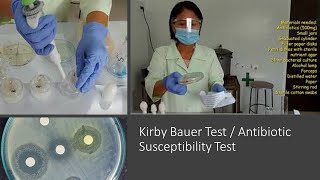 Kirby Bauer Test  Antibiotic Susceptibility Test [upl. by Doralin]