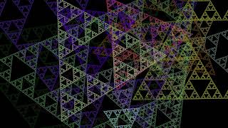 10 Minutes Of Generating Sierpinskis Triangles  Kinda Cheesy Looking Ye [upl. by Buyers865]