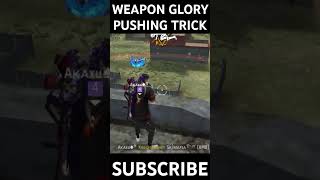 Fast Weapon Glory pushing Trick✅ freefire weponglorypushing [upl. by Acinelav]