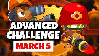 BTD6 Advanced Challenge  Geared Down  March 5 2024 [upl. by Naldo]