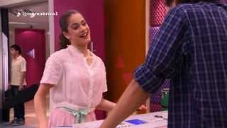 Violetta 1  Ludmila se enoja cuando ve cantar a Violetta con León 01x37 [upl. by Flemming666]