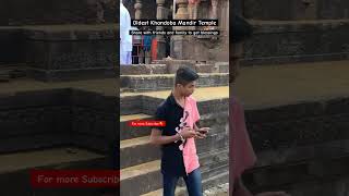 Oldest Khandoba Mandir Temple  Khandoba  Indian Old Temples  History of India shorts viral yt [upl. by Fabozzi]