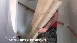 PVC Traprenovatie Doe het zelf [upl. by Columbus861]