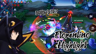 Florentino Highlight 《傳說對決》厄夜EVL 回程斷滑橫移一閃 [upl. by Araeit]