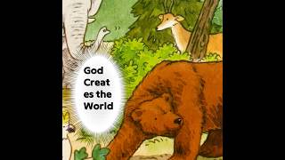 God Creates the WorldRead Aloud Books bible cartoon story abcd english reels new viralvideo [upl. by Gladys150]