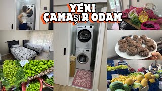 KURUTMA MAKİNAM GELDİ😍TAM İSTEDİĞİM GİBİ SIĞDI👍NEVRESİMLER DEĞİŞTİ👍PAZAR ALIŞVERİŞİ☺️ELMAS KURABİYE [upl. by Tada]