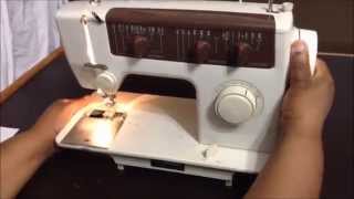 JCPenney 6701 Model Sewing Machine Overview [upl. by Imena5]