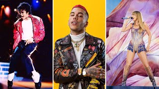 Sfera Ebbasta straccia Michael Jackson e Taylor Swift [upl. by Ymereg]