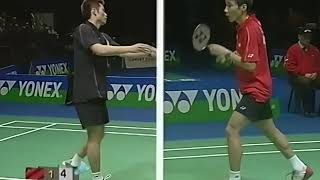 HD  Lin Dan vs Lee Chong Wei  BEST MATCH IN HISTORY  All England 2006  High Quality [upl. by Lanos]