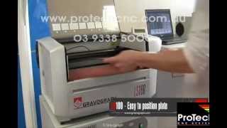 GRAVOGRAPH LS100 LASER ENGRAVER  quotLS100 Badge Productionquot  PROTECH CNC  03 9338 5000 [upl. by Laira]