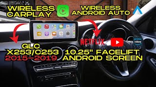 GLC X253C253 Wireless CarPlayAndroid Auto 1025quot Android Screen Installation Guide 20152019 [upl. by Nahgeem]