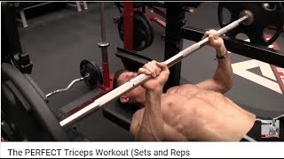 AthleanX Promoting Pin Presses For Triceps  Goodbye Joint Health [upl. by Nairod199]