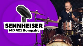 Sennheiser  MD 421 Kompakt Mics On Drums  Sound Demo [upl. by Akram]