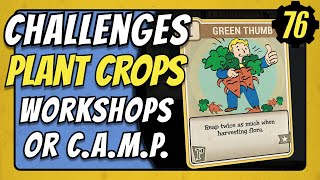 Fallout 76 How to Plant a Crop in Workshops or a CAMP [upl. by Gideon]