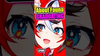 Bae CRIED on STREAM About Fauna GRADUATION😭 hololive vtuber hakosbaelz ceresfauna [upl. by Aizitel]