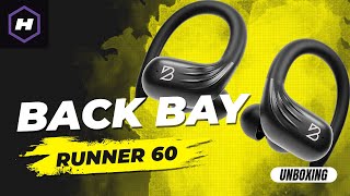 BACK BAY RUNNER 60 EARBUDS UNBOXING  TECHMAS 2021 [upl. by Sarette]