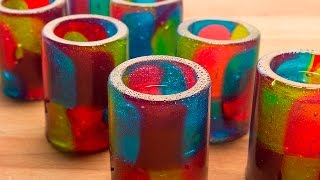 How To Make Candy Shot Glasses  Edible Shots [upl. by Enirak328]