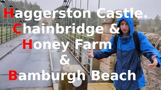 Chainbridge and Honey Farm  Haggerston Castle  Bamburgh Beach  September 2024 [upl. by Chick]