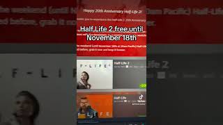 Half Life 2 free until November 18th🤩 halflife halflife2 freetoplay steam realquitzy [upl. by Melodee628]