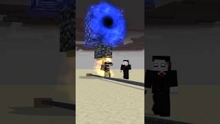 Herobrine  Ghost Rider Balancing Bigger and Bigger Bedrock on a Bike Challenge minecraft shorts [upl. by Ivie]