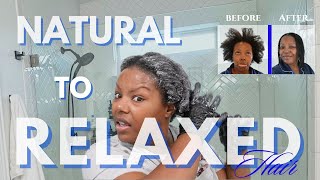 I HATED 😡 BEING NATURAL  NATURAL TO RELAXED HAIR  17 YEARS SINCE I PERMED MY HAIR [upl. by Calvert]