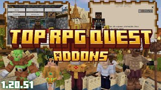 Minecraft Bedrock TOP RPG Mods 120 [upl. by Nueoht]