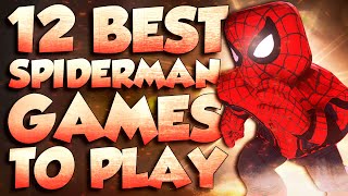 Top 12 Roblox Spiderman Games to play [upl. by Campman]