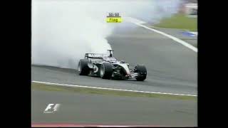 Nürburgring 2004 GP Räikkösen moottori hajoaa [upl. by Nevins]