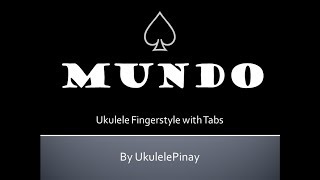 Mundo  IV of Spades ukulele fingerstyle  TABS [upl. by Votaw]