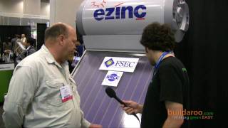 Ezinc Thermosiphon Solar Panel System  buildaroocom [upl. by Aluino]