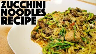 zoodles recipe  what I eat in a dayketogenic dietlow carb chicken recipes for dinner  ketosis [upl. by Neellek]