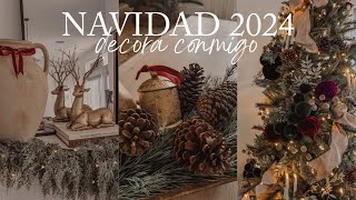 NAVIDAD 2024 DECORA CONMIGO  IDEAS ELEGANTES PARA DECORAR TU ARBOLITO Y TU SALA EN NAVIDAD 2024 [upl. by Jump70]