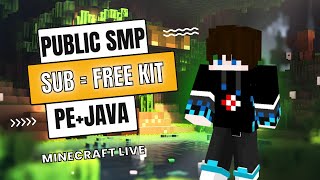 MINECRAFT LIVE  PUBLIC SMP 247  ANYONE CAN JOIN shorts shortsfeed [upl. by Bernardine313]