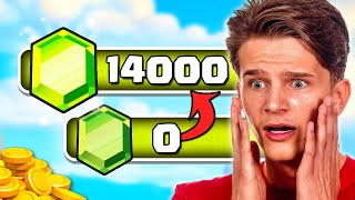 GRATIS 14000 Gems UNLOCKEN In CLASH OF CLANS [upl. by Bohrer]